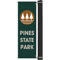 72" x 23" Custom Sunbrella Avenue Banner-3 Color Imprint